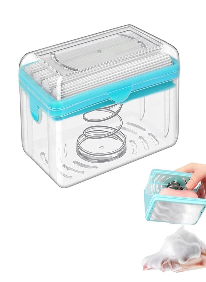LELEMON Soap Dish with Drain Multifunctional Soap Dish Soap Cleaning Storage Foaming Box for Home Bathroom Kitchen Keep Soap Dry& Easy to Clean - Image 1